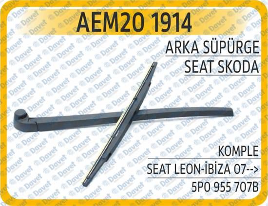 AEM 201914 Arka Silecek Supurgesi Komple Seat Leon-Ibiza 07-
